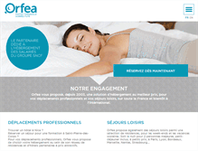 Tablet Screenshot of orfea.fr
