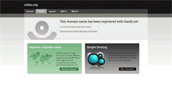 Desktop Screenshot of orfea.org